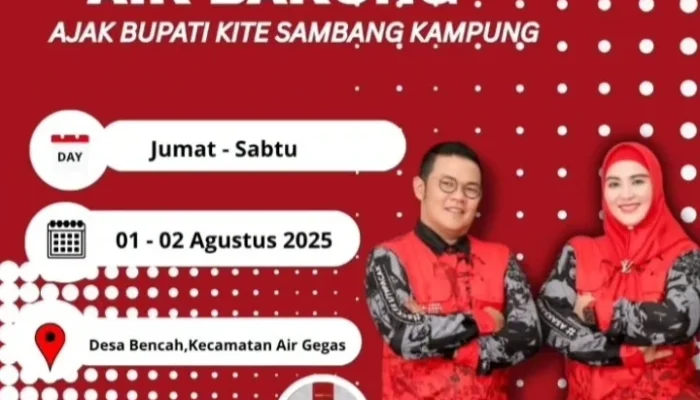 Riza – Debby Kembali Sambangi Desa Lewat Program Aik Bakung