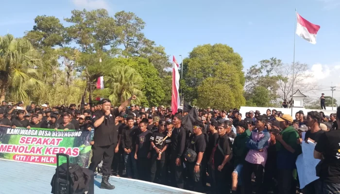 Aktivis Muhammad Rosidi Bukan Kaleng-Kaleng, Pimpin Ribuan Aksi Massa di DPRD Babel :Tegaskan Tolak HTI dan PT HLR!