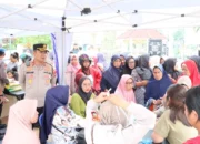 AKBP Agus Arif Wijayanto Pantau Gerakan Pangan Murah, Warga Antusias di Alun-alun Toboali
