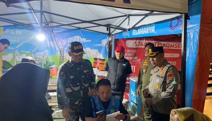 Polres Basel, Kodim 0432, dan Satpol PP Gelar Patroli Malam pengamanan Rangkaian Perayaan HUT RI ke-80