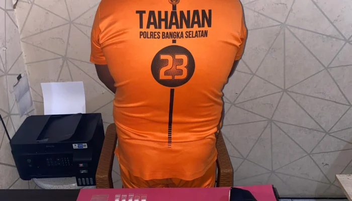 Polres Basel Bekuk Buruh Harian Asal OKI, Kedapatan Simpan Sabu 1,60 Gram