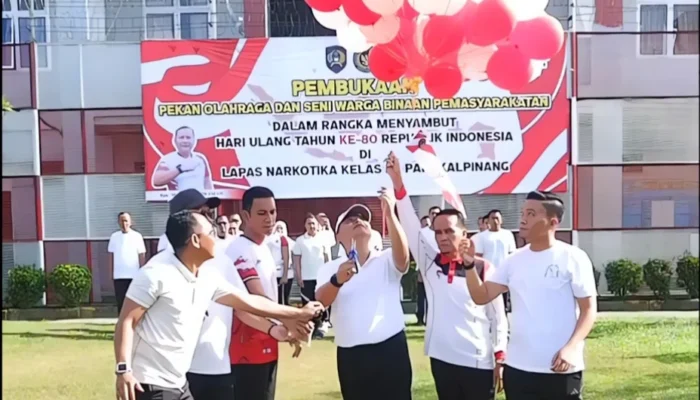 Sambut HUT RI ke-80, Lapas Narkotika Pangkalpinang Gelar Pekan Olahraga dan Seni