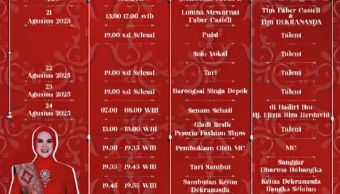 Yuk Ramaikan! Rangkaian Expo Merah Putih Dekranasda Bangka Selatan 2025