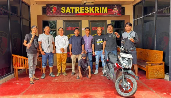 Tersangka Pembunuhan Wanita di Toboali Serahkan Diri ke Polres Basel
