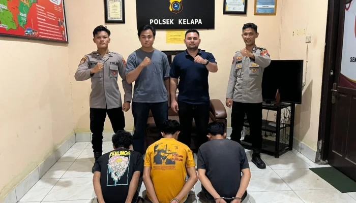 Polres Bangka Barat Bekuk Tiga Pelaku Pencurian Sawit di Kebun PT BPL Sinar Mas