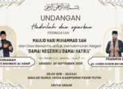 Hadirilah Peringatan Maulid Nabi Muhammad SAW di Masjid Nurul Huda Pasir Putih