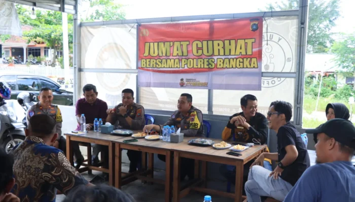 Kapolres Bangka AKBP Deddy Dwitiya Putra Ajak Insan Pers Jaga Kamtibmas