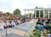 Doa Bersama di Simpang 5 Toboali, Bupati Riza Herdavid Tegaskan Pentingnya Persatuan