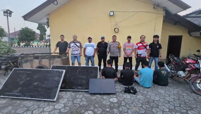 Timgab Polsek Mendo Barat dan Satreskrim Polres Bangka Ringkus Komplotan Pencuri dan Penganiaya