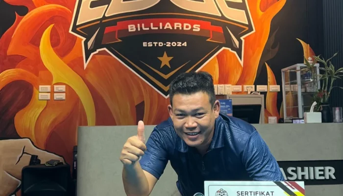 Asep Sabet Juara 9-Billiard, Panaskan Meja Hijau Jelang Porprov 2026