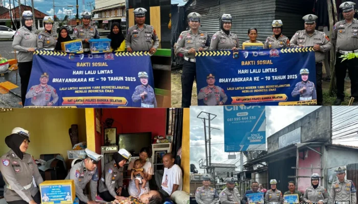 Polres Basel Gelar Bakti Sosial HUT Lalu Lintas ke-70