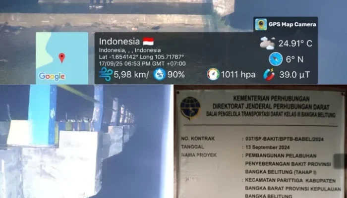 Pajak Rakyat Rp18 Miliar Dipalak Kontraktor Nakal, Pelabuhan Bakit Abal-Abal