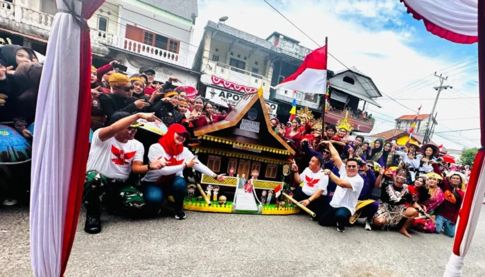Pawai Baris Indah dan Karnaval HUT RI ke-80 Bangka Selatan Berlangsung Meriah