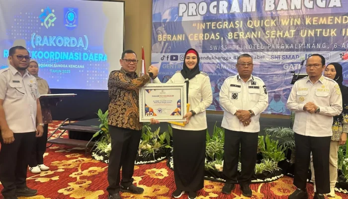 Bangka Selatan Raih Penghargaan Bergengsi di Ajang GENTING dan Rakorda Bangga Kencana 2025