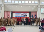 Wabup Debby Tutup KKN Universitas Pertiba di Bangka Selatan