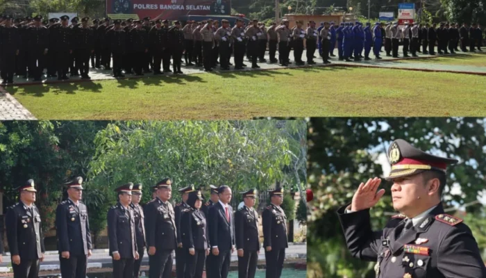 Polres Bangka Selatan Gelar Upacara Peringatan Hari Kesaktian Pancasila