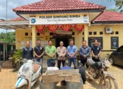 Polsek Simpang Rimba Tangkap Tiga Pelaku Pencurian Sawit di Perkebunan PT BAM