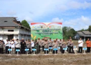 Polres Bangka Dukung Swasembada Pangan, Gelar Penanaman Jagung Serentak Kuartal IV