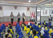 Satlantas Polres Bangka Ajak Pelajar SDIT Biruni Tertib Lalu Lintas dan Tolak Bullying