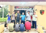 Ngaku Mau Pindahkan Tiang Internet, Empat Pria Ini Malah Masuk Sel