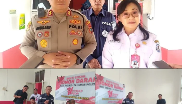 Polres Bangka Selatan Gandeng RSUD Junjung Besaoh Gerakkan Aksi Sosial Donor Darah