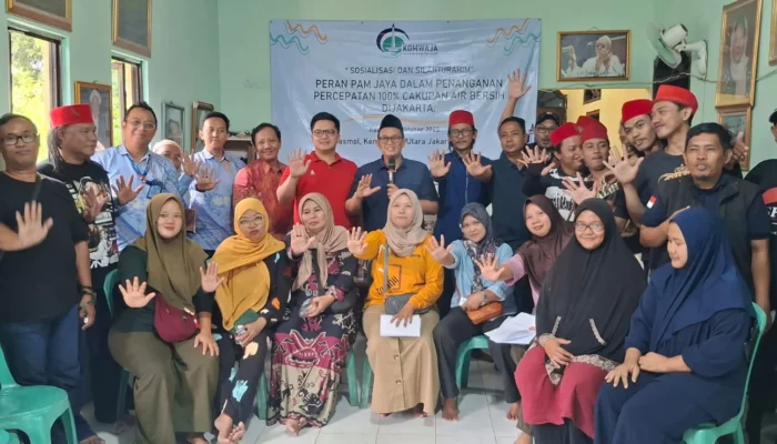 KOMWAJA dan PAM JAYA Gelar Sosialisasi Bersama Warga Dorong Percepatan 100 Persen Air Bersih di Jakarta