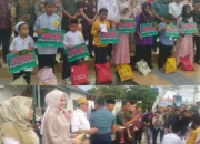 Hj Elizia Herdavid Turut Berbagi Bingkisan dan Kebahagiaan untuk  1000 Anak Yatim Se-Bangka Selatan