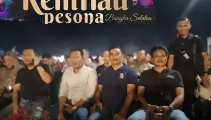 Briptu Yolanda, Ajudan Kapolres Bangka Selatan Tampil Siaga dan Sigap di Malam Puncak Kemilau Pesona