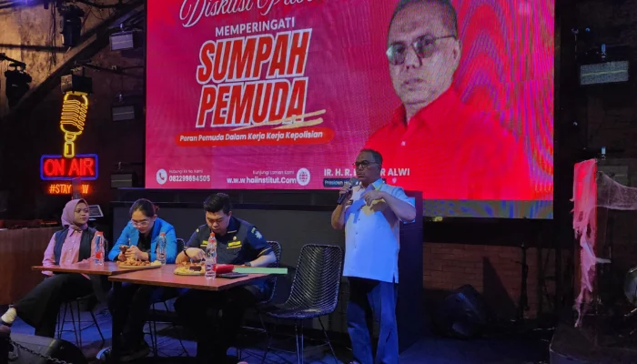 Diskusi Publik Haidar Alwi Institute:Sinergi Pemuda dan Kepolisian Adalah Manifestasi Sejati Sumpah Pemuda