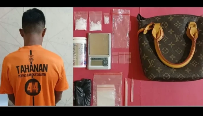Satresnarkoba Polres Basel Tangkap Badut Pengedar Sabu 8,10 Gram di Desa Gadung