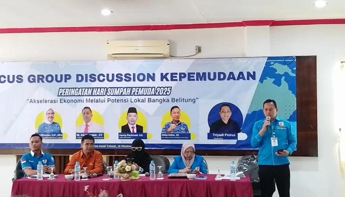 FGD KNPI Bangka Selatan: Anggota DPRD M. Ali Muzakir Dorong Pemuda Kembangkan Kewirausahaan Lokal