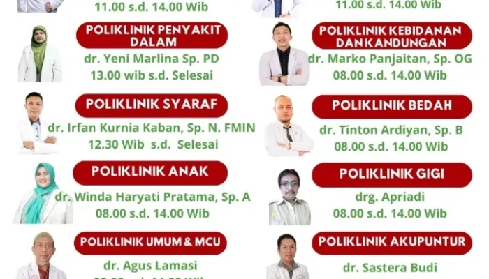 RSUD Junjung Besaoh Umumkan Jadwal Pelayanan Rawat Jalan untuk Selasa, 14 Oktober 2025