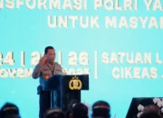 Polri Luncurkan Seragam Baru Pamapta dan Bahas Model Penanganan Demo di Apel Kasatwil 2025
