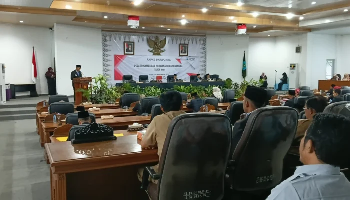 Rapat Paripurna DPRD Bangka, Pidato Perdana Bupati Ferry Insani Usung Tema Harmoni