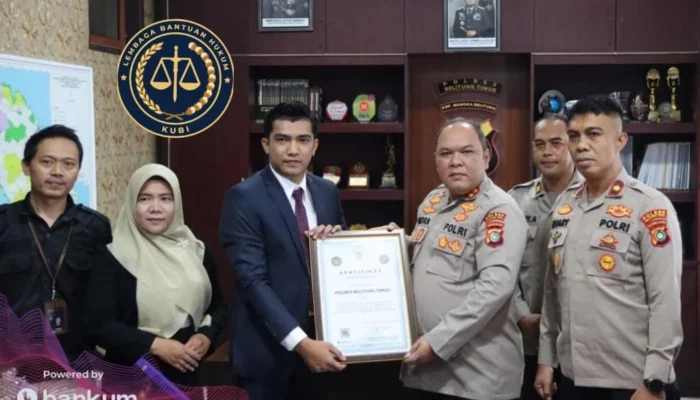 LBH KUBI dan Polres Beltim Tandatangani MoU: Akses Bantuan Hukum Gratis untuk Masyarakat Belitung Timur
