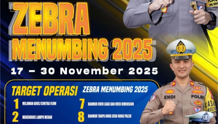 Polres Bangka Gelar Operasi Zebra Menumbing 2025, Fokus Pada Keselamatan Jalan Raya