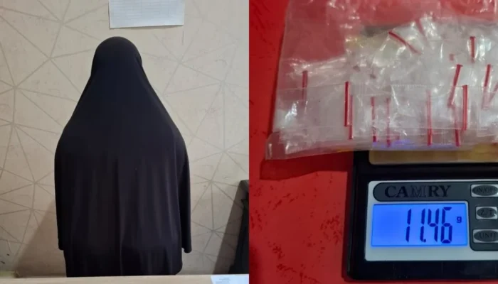 Sat Resnarkoba Basel Amankan Perempuan Pembawa 67 Paket Sabu di Desa Rajik