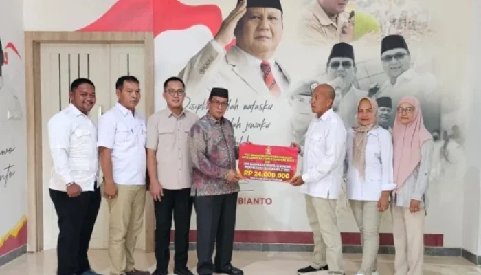 DPC Gerindra Bangka Selatan Turut Berkontribusi Aksi Kemanusiaan Gerindra Babel untuk Korban Bencana Sumatra