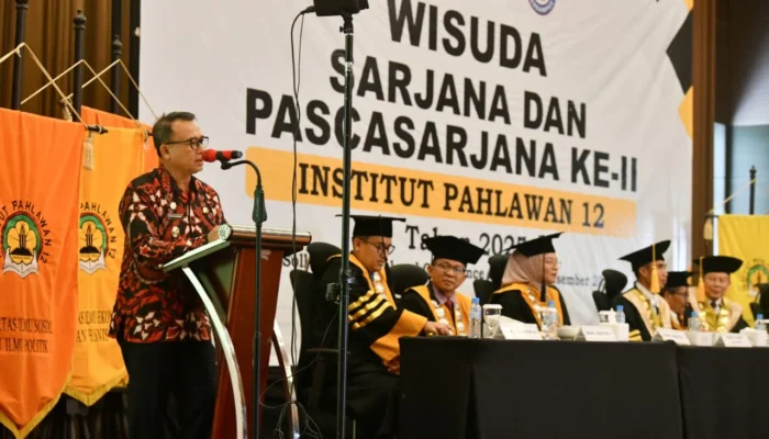 Wabup Bangka Syahbudin Ajak Wisudawan Institut Pahlawan 12 Jadi Agen Perubahan