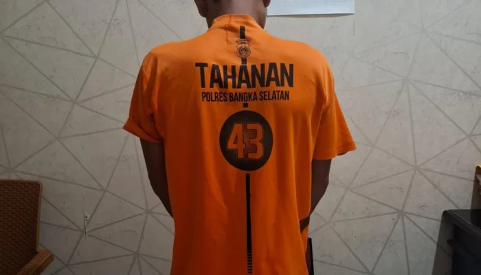 Polsek Lepar Pongok Ungkap Kasus Sabu Jaringan Narkoba Lapas Pangkalpinang, Satu Buruh Harian Ditangkap