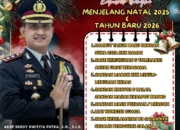 Kapolres Bangka Imbau Warga Jaga Kamtibmas Jelang Natal 2025 dan Tahun Baru 2026