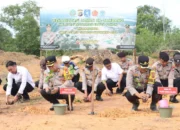 Operasi Tertib Tambang Menumbing 2025, Polres Basel Rehabilitasi Lahan Pasca Tambang