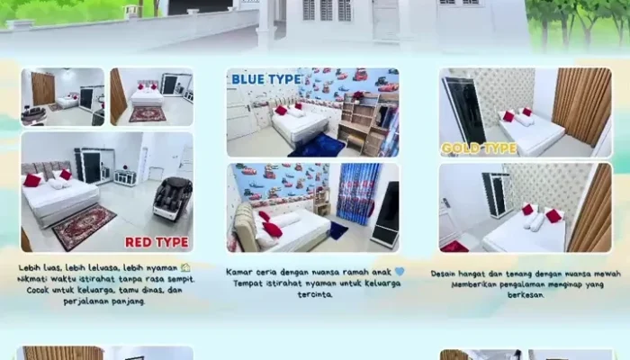 Toboaley Homestay Hadirkan Kenyamanan Menginap Dengan Beragam Tipe Kamar