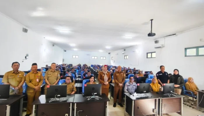 Wabup Debby Tinjau CAT 280 Pejabat dalam Program Pro ASN Bangka Selatan