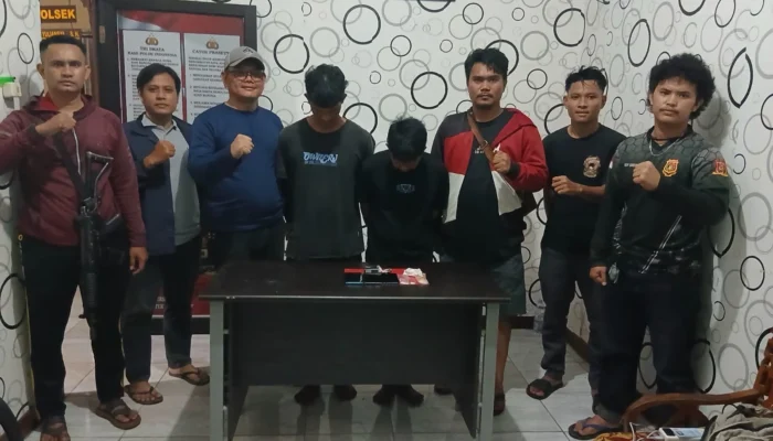 Polsek Lepar Pongok Ungkap Kasus Narkotika, Dua Warga Tanjung Sangkar Diamankan