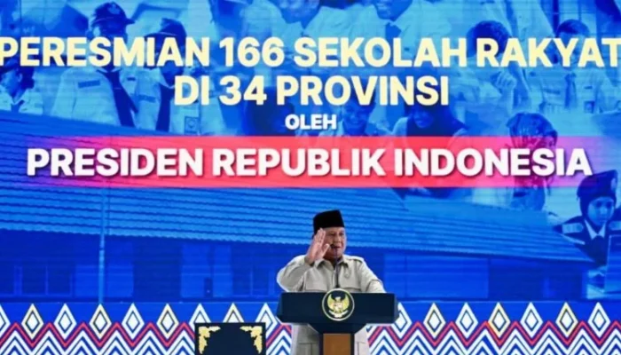 Presiden Prabowo Subianto Resmikan Sekolah Rakyat, Terintergrasi Program Nasional Lainnya