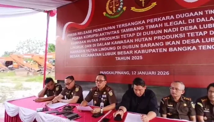 Mangkir Empat Kali, Kejati Babel Tetapkan Yulhaidir Warga Airbara sebagai DPO Tambang Ilegal