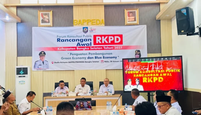 Pemkab Bangka Selatan Gelar FKP RKPD 2027, Dorong Transformasi Pembangunan Daerah