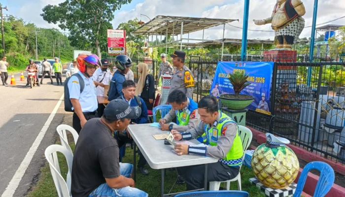 Tekan Pelanggaran Lalu Lintas, Polres Basel Laksanakan Operasi Gabungan