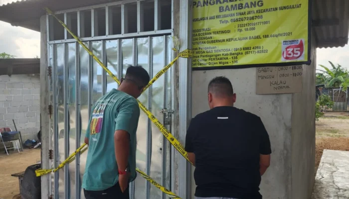 Polda Babel Segel Dua Pangkalan LPG, Pengembangan Kasus Pengoplosan Gas di Bangka